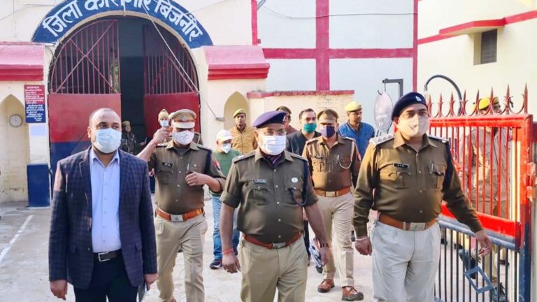 बिजनौर जिला कारागार का किया गया निरीक्षण
