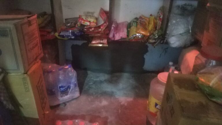 परचून की दुकान में हुई हजारों रुपए की चोरी